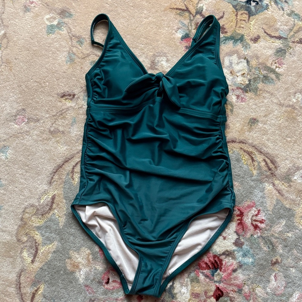 Kona Sol Teal One Piece Swimsuit
